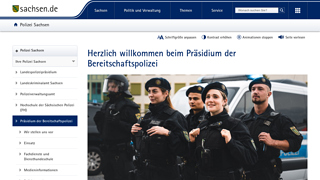 Bereitschaftspolizei Sachsen