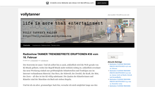Volly Tanners Hausmitteilungen