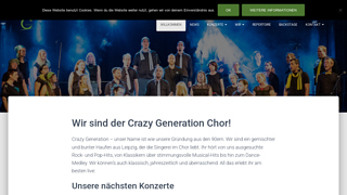 Crazy Generation singing & performing