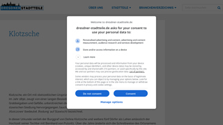 Klotzsche ein Stadtteil von Dresden stellt sich vor