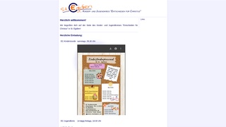 Jugendbund "Entschieden f�r Christus" (EC) in St. Egidien (Sachsen)