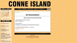 2cl-Sommerkino auf Conne Island