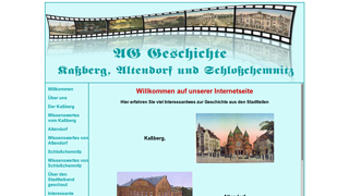 Die AG Geschichte Ka�berg, Altendorf und Schlo�chemnitz