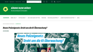 B�ndnis 90/Die Gr�nen - Stadtverband Dresden