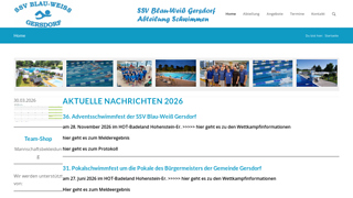 SSV Blau-Wei� Gersdorf e.V. Abt. Schwimmen